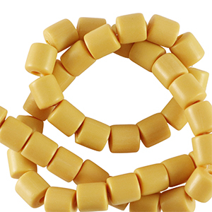 Polymer Perlen 6mm Mustard brown