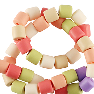 Polymer Perlen 6mm Multicolour
