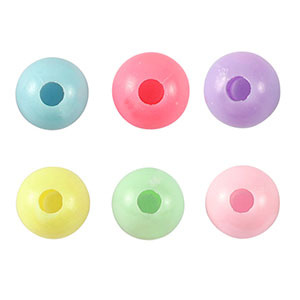 Acryl-Look-Perlen Multicolour pastel