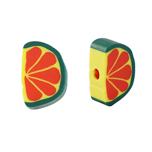 Polymer Perlen Frucht Green-red