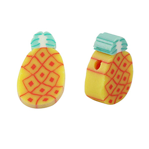 Polymer Perlen Ananas Yellow-green