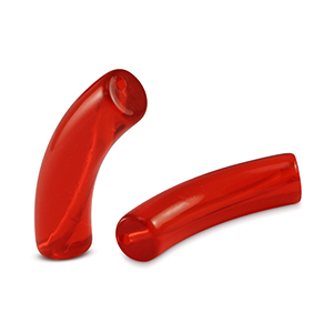 Tube Acrylperlen Red
