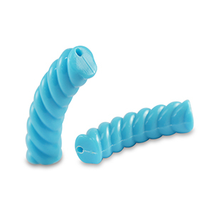 Tube Acrylperlen Twisted Blue