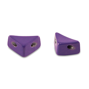 Tile beads Dreieck Grape purple