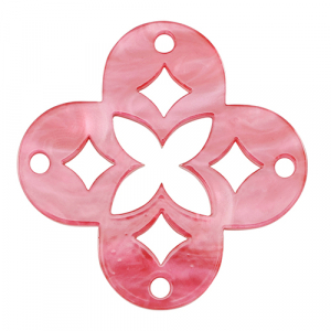 Resin Anh&auml;nger Mosaik Mellow rose