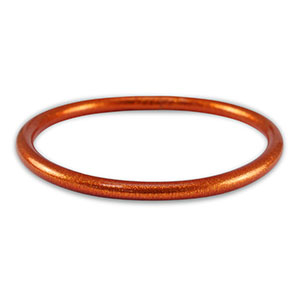 Armreifen im Temple-Look 5mm Gr&ouml;&szlig;e M Burnt orange