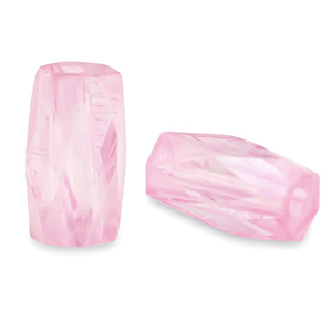 Top Facett Perlen Tube Azalea pink
