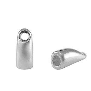 Metall Endkappen DQ &Oslash;2.8mm Antik silber (Nickelfrei)