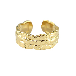 Ringe aus Stainless Steel - Rostfreiem Stahl Gold