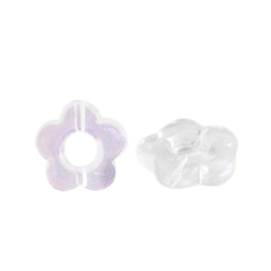 Acrylperlen Blume Transparent AB