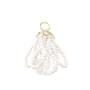 Top Facett Perlen Anh&auml;nger Gold-white
