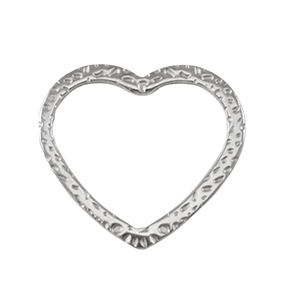 Stainless Steel - Rostfrei Stahl Anh&auml;nger Herz Silver
