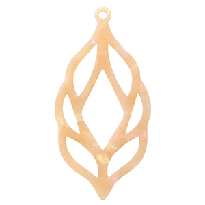 Resin Anh&auml;nger Peach blush opal