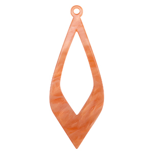 Resin Anh&auml;nger Coral red