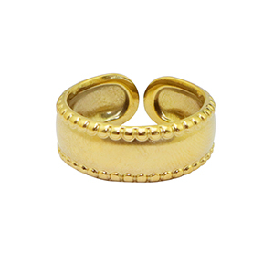 Ringe aus Stainless Steel - Rostfreiem Stahl Gold