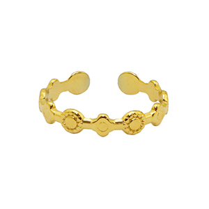 Ringe aus Stainless Steel - Rostfreiem Stahl Gold