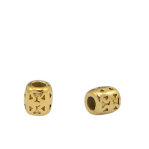Stainless Steel - Rostfrei Stahl Perlen 5mm Gold