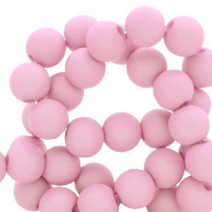4 mm Acryl Perlen Lilac