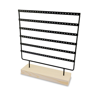 Schmuckdisplay f&uuml;r Ohrringe Natural-black
