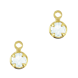 Anh&auml;nger Kristallglas Light sky blue-gold