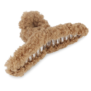 Haarschmuck hair clamp Teddy Brown