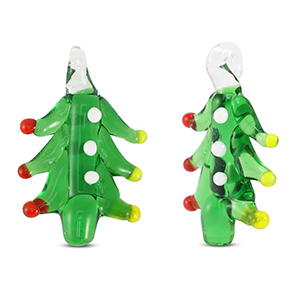 Glas-Anh&auml;nger Weihnachtsbaum Green
