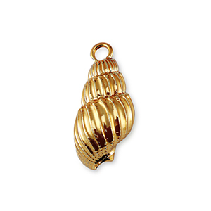 Muschel Anh&auml;nger Specials Gold