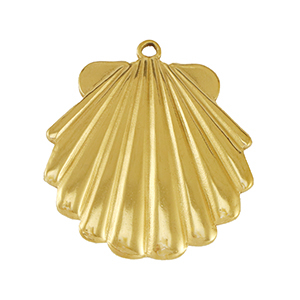 Stainless Steel - Rostfrei Stahl Anh&auml;nger H&uuml;lse Gold
