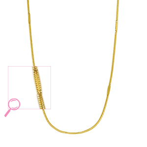 Ketten aus Stainless Steel - Rostfreiem Stahl Gold