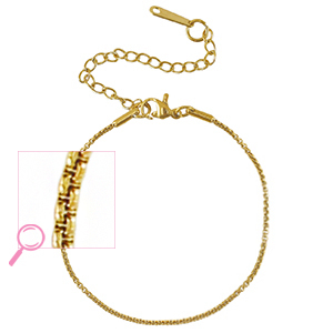 Armb&auml;nder aus Stainless Steel - Rostfreiem Stahl Gold