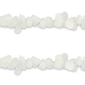 Chip Steine Perlen Jade White