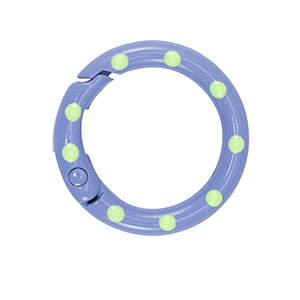 Farbiges Zubeh&ouml;r Schl&uuml;ssel Anh&auml;nger Ring Blue-green