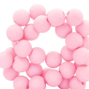 8 mm Acrylperlen Light pink