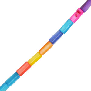Muschel Perlen Tube Multicolour