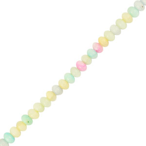 Muschel Perlen Rondell Pastel multicolor