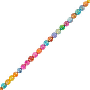 Perlmuttperlen Rund Multicolor