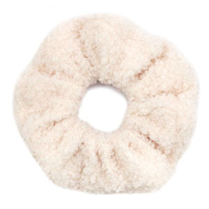 Haargummi Teddy Cream beige