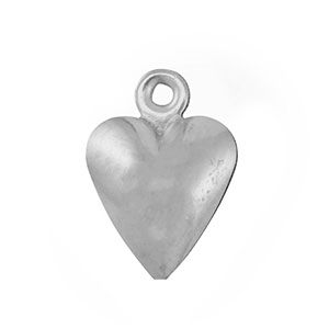 Stainless Steel - Rostfrei Stahl Anh&auml;nger Herz Silver