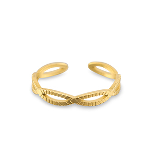 Ringe aus Stainless Steel - Rostfreiem Stahl Gold