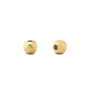 Stainless steel - Rostfrei Stahl Perlen 4mm Gold