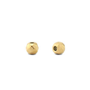 Stainless steel - Rostfrei Stahl Perlen 3mm Gold
