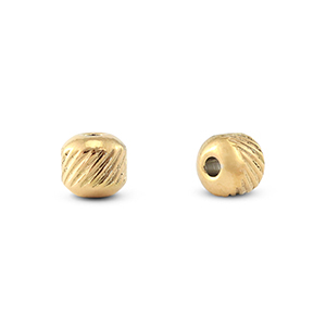 Stainless steel - Rostfrei Stahl Perlen 6mm Gold
