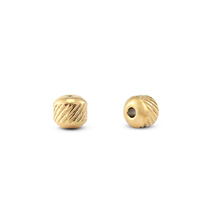 Stainless steel - Rostfrei Stahl Perlen 4mm Gold