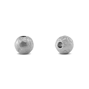 Stainless steel - Rostfrei Stahl Perlen 6mm Silver