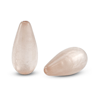 Polaris Elements Perlen tropfenform Polmo Nude pink