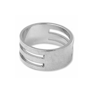 Stainless Steel - Rostfrei Stahl Bindering&ouml;ffner Silver