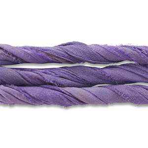 Sari-Seidenband Purple