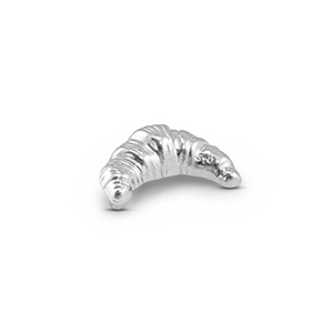 Broschen Croissant Silver