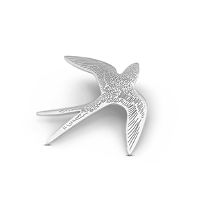 Broschen Schwalbe Silver