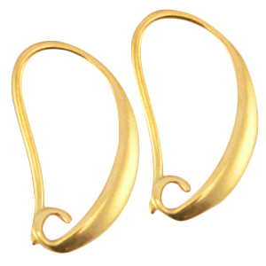 DQ Metall Ohrringe Gold (nickelfrei)
